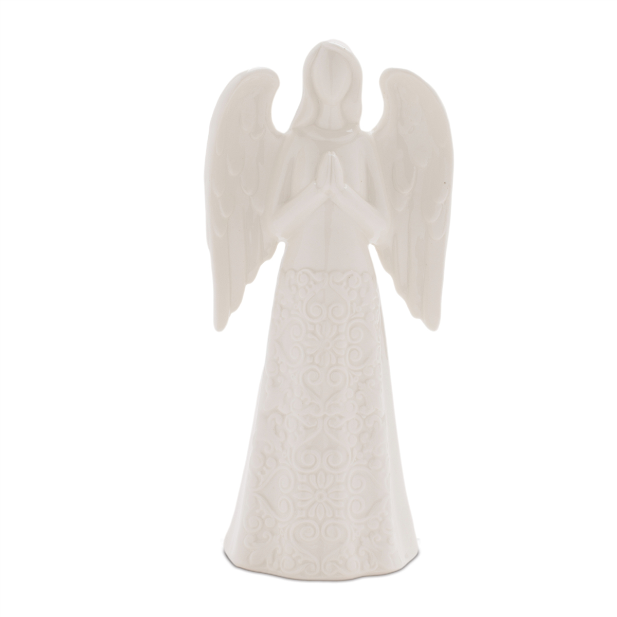 Melrose White Praying Angel Ceramic Figurine