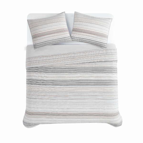 Oceanfront Resort Navarre Yarn Dye Stripe 3pc. Quilt Set