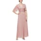 Womens SLNY Flutter Sleeve Ruched Waist Gown - image 1