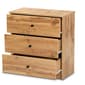 Baxton Studio Decon Oak Brown Wood 3-Drawer Storage Chest - image 2