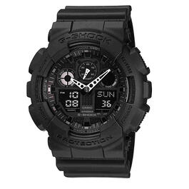 Mens G-Shock Black Resin Watch - GA100-1A1