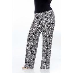 Plus Size White Mark Palazzo Pants
