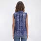 Petite Emily Daniels Sleeveless Foil Paisley Patchwork Blouse - image 2