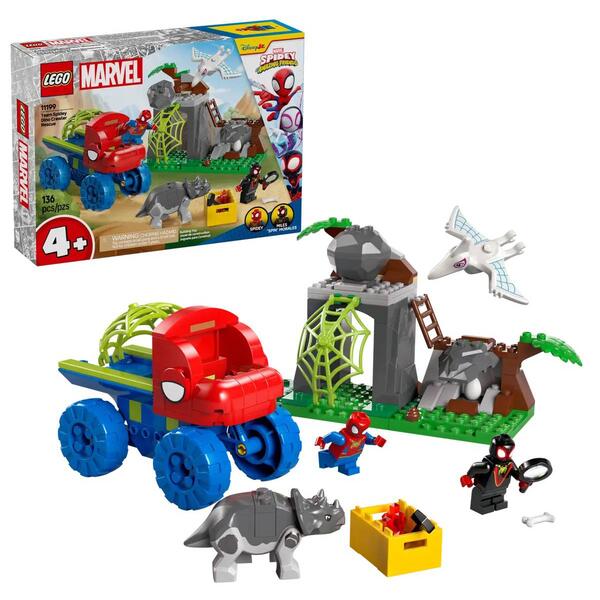 LEGO&#40;R&#41; Marvel Team Spidey Dino Crawler Rescue Building Kit - image 