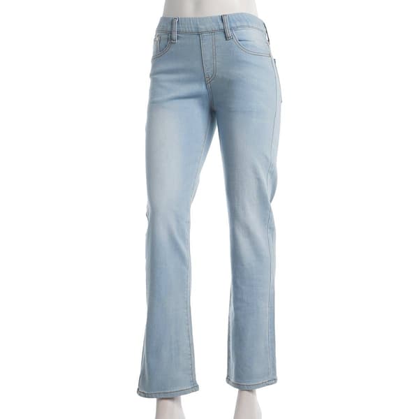 Womens Angels of Difference Mid Rise Slim Straight Jeans - image 