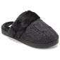 Womens Dearfoams Cable Knit Scuff 45 - image 1