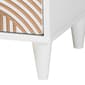 Baxton Studio Louetta Carved Contrasting Nightstand - image 7