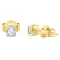 Nova Star® Yellow Gold 1/4ctw. Lab Grown Diamond Stud Earrings - image 3