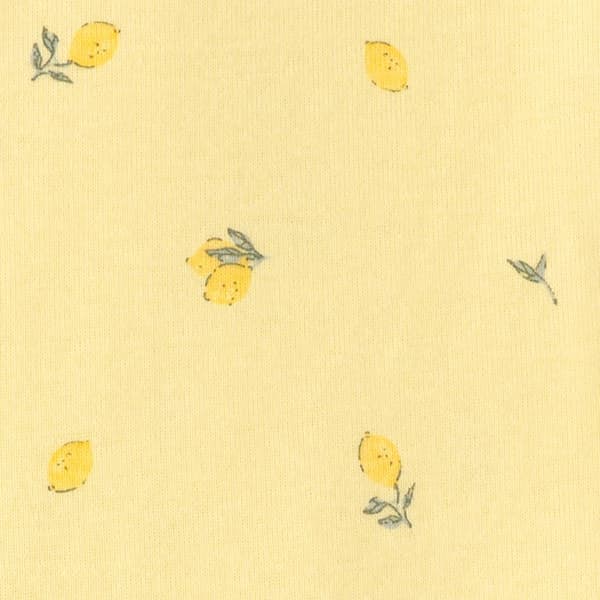 Baby Girl (12-24M) Carter''s® 1Pc Lemon Prt Cotton Footed Pajama