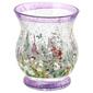 Transpac Purple Flower Votive Holder - image 1