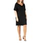 Plus Size 24/7 Comfort Apparel V-Neck Shift Dress - image 2