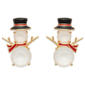 Crystal Stone Snowman Earrings - image 1