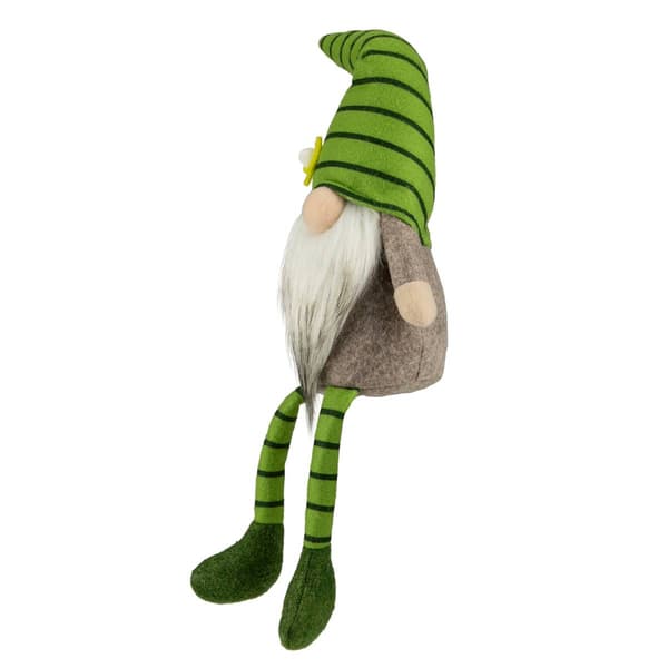 Northlight Seasonal Striped Gnome with Crossed Legs