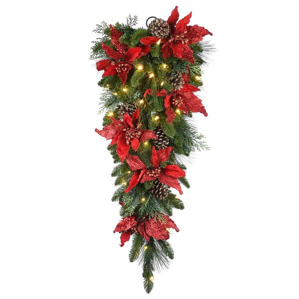 National Tree 36in. Feel Real&#40;R&#41; Tear Drop Decoration - image 