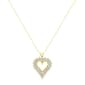 Haus of Brilliance 14kt. Gold 4ctw. Diamond Cluster Heart Pendant - image 2