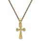 Gold Classics&#40;tm&#41; 10kt. Yellow Gold Cross Charm Necklace - image 1