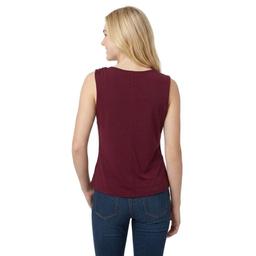 Juniors A. Byer Drape Neck Hardware Top