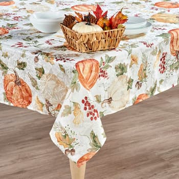 Pumpkin Acres Jacquard Tablecloth - Boscov's