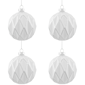 Northlight 4ct. Diamond Christmas Glass Ball Ornaments - image 2
