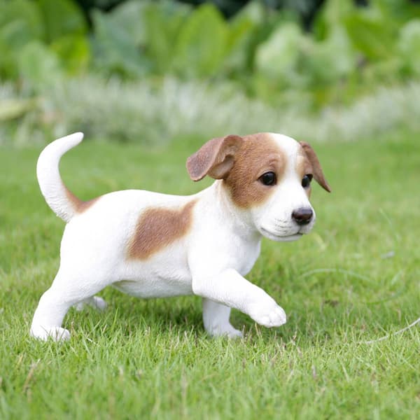 Hi-Line Gift Jack Puppy Playing Garden Statue