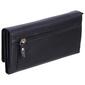 Womens Roots 73 Leather Checkbook Clutch Wallet - image 5