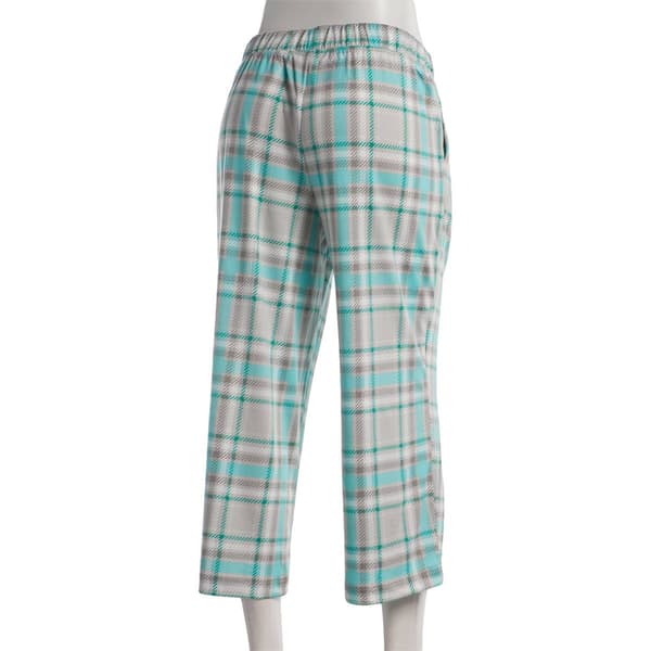 Plus Size MUK LUKS® Plaid Printed Cloud Knit Capri