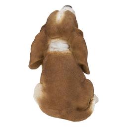 Hi-Line Gift Howling Basset Hound Puppy Garden Statue