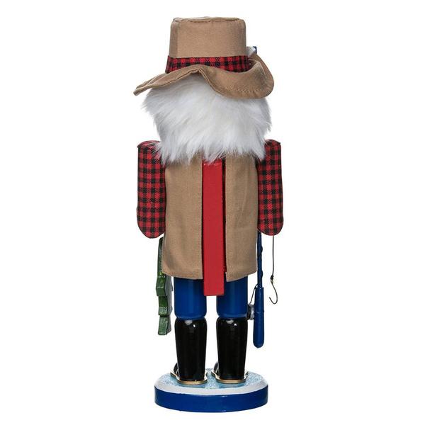 Kurt Adler 15in. Wooden Fisherman Nutcracker