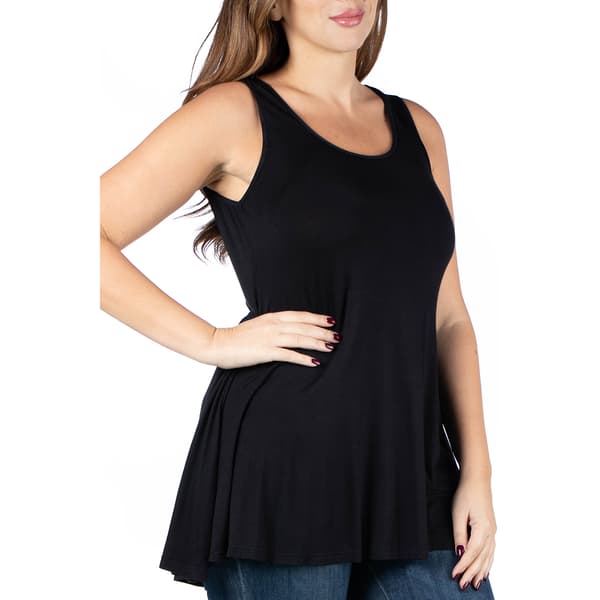 Plus Size 24/7 Comfort Apparel Tunic Tank Top