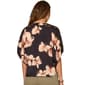 Womens Democracy Inset Lace Dolman Sleeve Floral Blouse - image 2