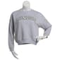Juniors Pink Rose Chill French Terry London Sweatshirt - image 1