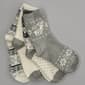 Womens MUK LUKS® Holiday Boot Socks - Ivory/Grey - image 2