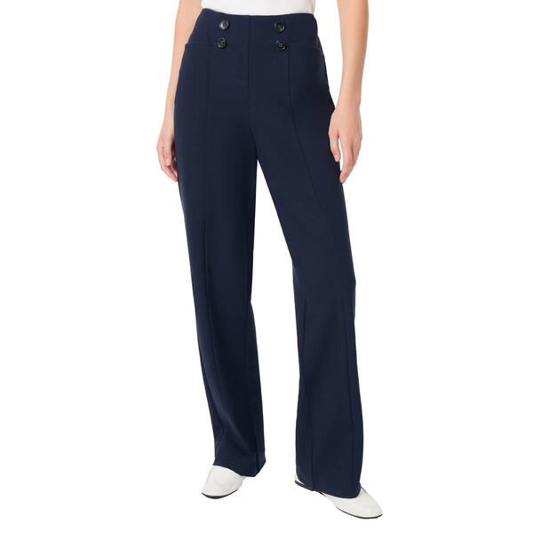 Womens Jones New York Pull On Wide Leg Compression Pants - image 