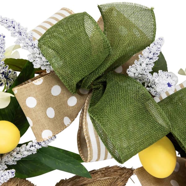 Northlight Seasonal Bunny & Bows Floral Easter Wreath