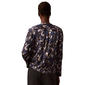 Womens Calvin Klein Long Sleeve Keyhole Neck Satin Blouse - image 2
