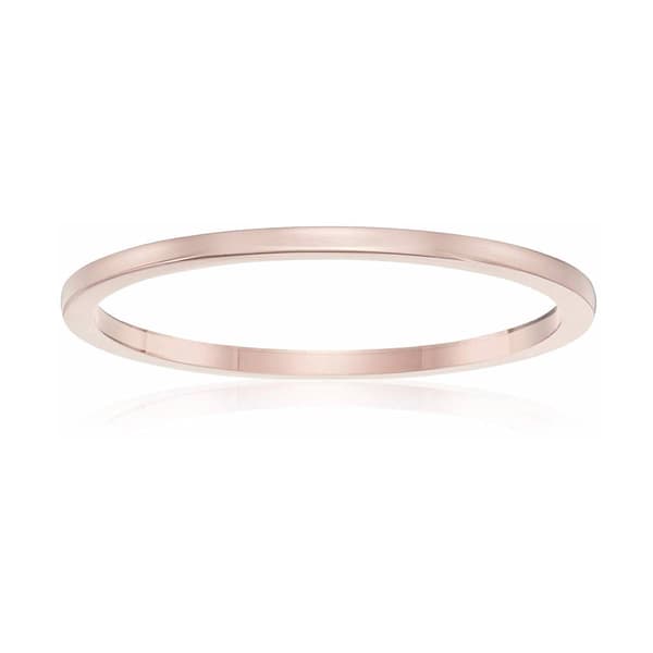 Endless Affection(tm) 14kt. Rose Gold 1mm Wedding Band - image 