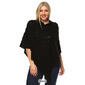 Plus Size White Mark Frostine Poncho Sweater - image 4