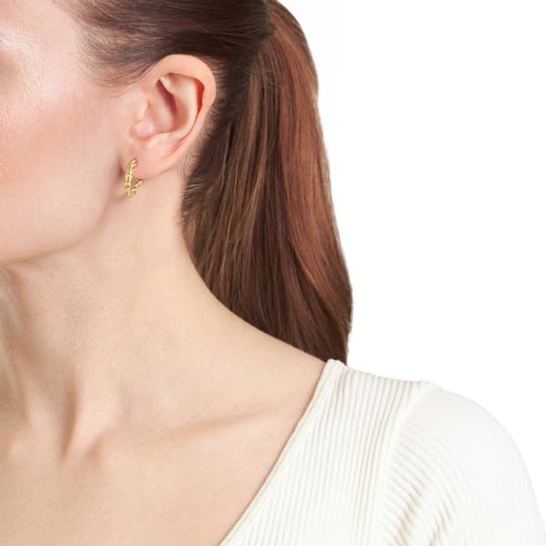 Athra 14kt. Gold over Brass 16mm Twisted Hoop Earrings