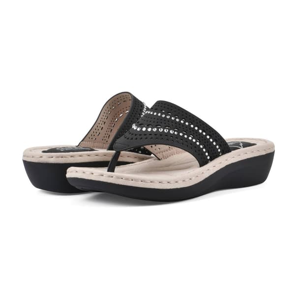 Womens Cliffs by White Mountain Comate Wedge Sandals