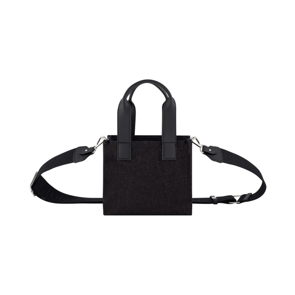 True Religion Mini Black Denim Tote