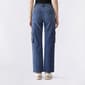 Juniors Celebrity Pink Mid Rise Wide Leg Cargo Jeans - image 2