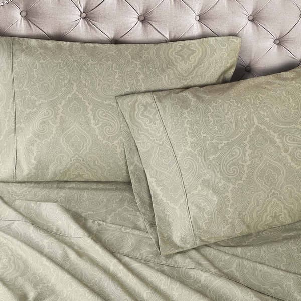 Superior Italian Paisley 600TC Cotton Blend Sheet Set