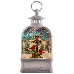 Kurt S. Adler 10in. Warm White LED Lighted Cardinal Lantern