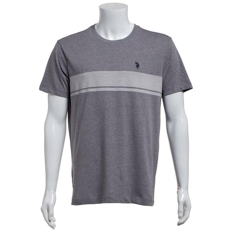U.S. Polo Assn.(R) Color Block & Striped Tee