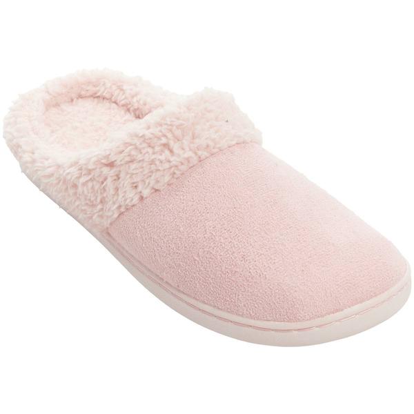 Womens Ella & Joy Microsuede Slide Slippers - image 