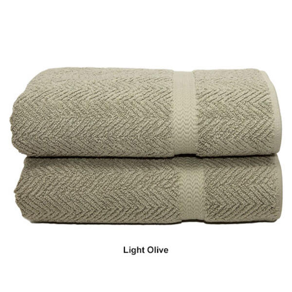 Linum 2pc. Herringbone Bath Towel Set