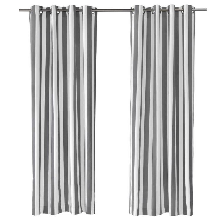 Commonwealth(tm) Coastal Stripe Grommet Curtain Panel