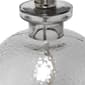 Lalia Home Smokey Grey Hammered Glass Jar/Linen Shade Table Lamp - image 4