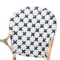 Baxton Studio Bryson French Blue & White Weaving Bistro Chair - image 6