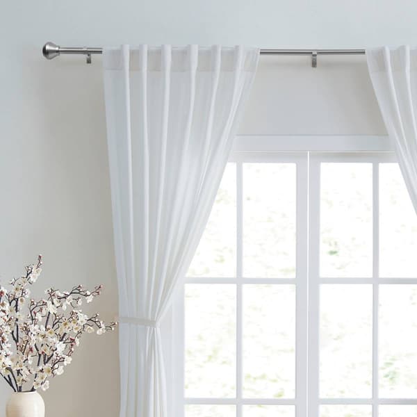 DKNY Conrad 66in. Curtain Rod Set